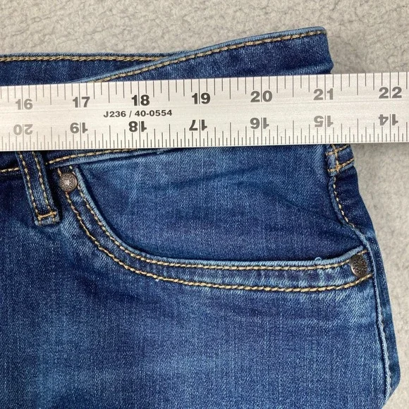 Find your Aura Jeans Womens 22 Avg Blue Med Wash High Rise Boot Cut Denim Rodeo - Picture 3 of 16